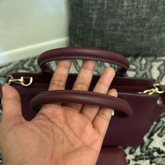 Michael Kors Burgundy Salma Medium Handbag and Wallet Set - Picture 5 of 13